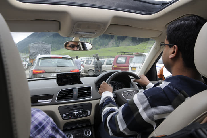 The winners of the Audi GIqD contest also drove most of the route. 